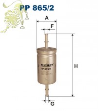 PP 865/2 FILTRON Фильтр топливный PP 865/2 FILTRON Фильтр топливный